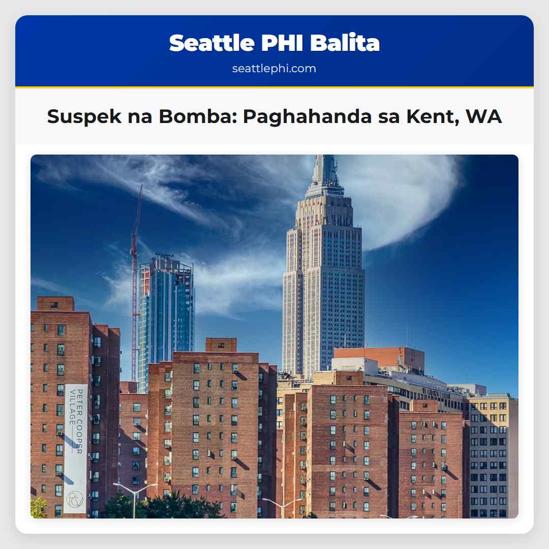 Suspek na Bomba: Paghahanda sa Kent, WA