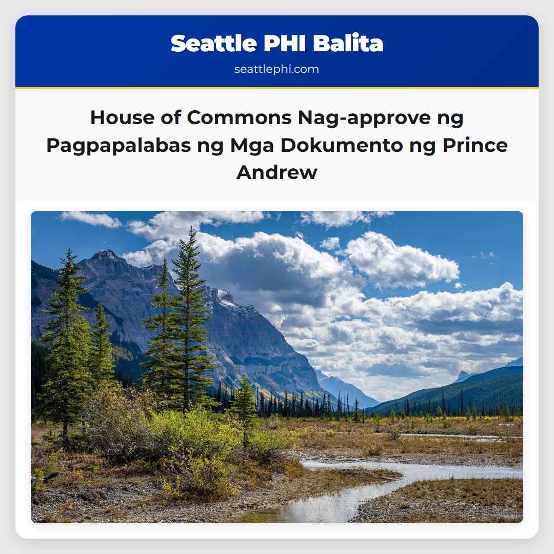 House of Commons Nag-approve ng Pagpapalabas ng
