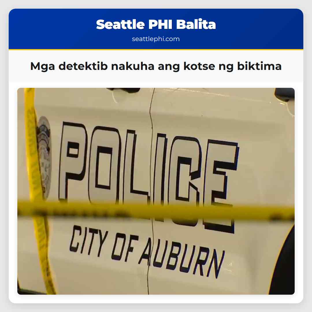 Mga detektib nakuha ang kotse ng biktima