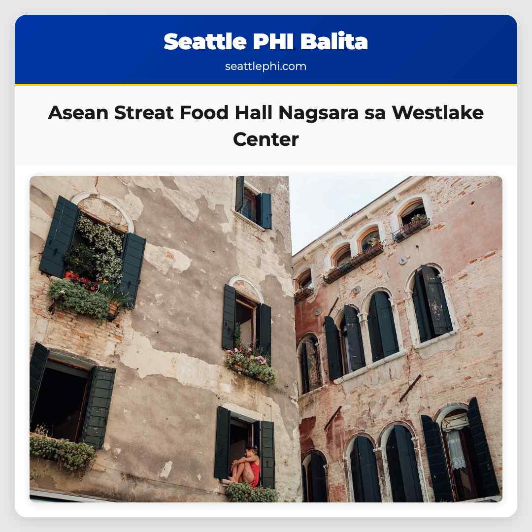 Asean Streat Food Hall Nagsara sa Westlake Center