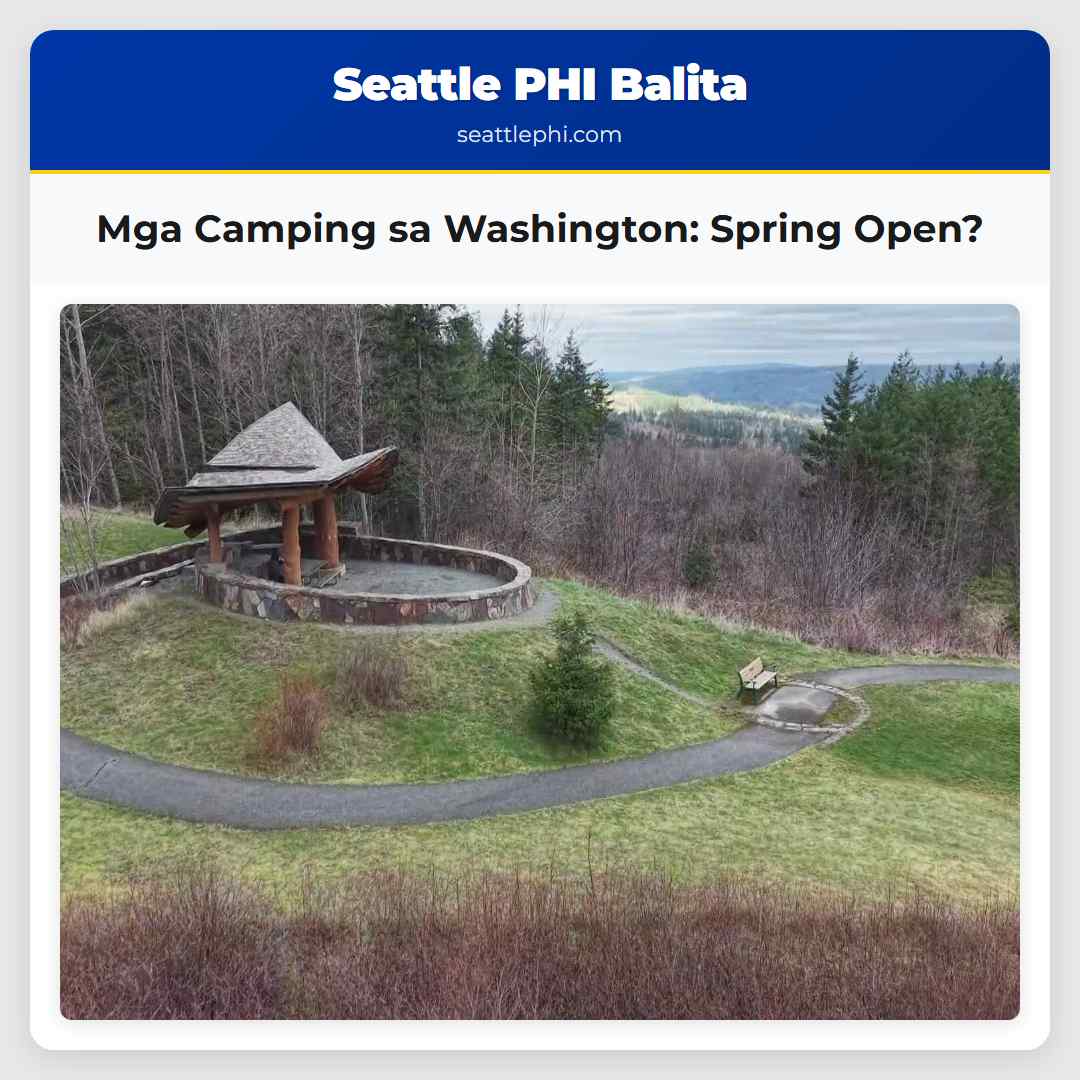 Mga Camping sa Washington: Spring Open?