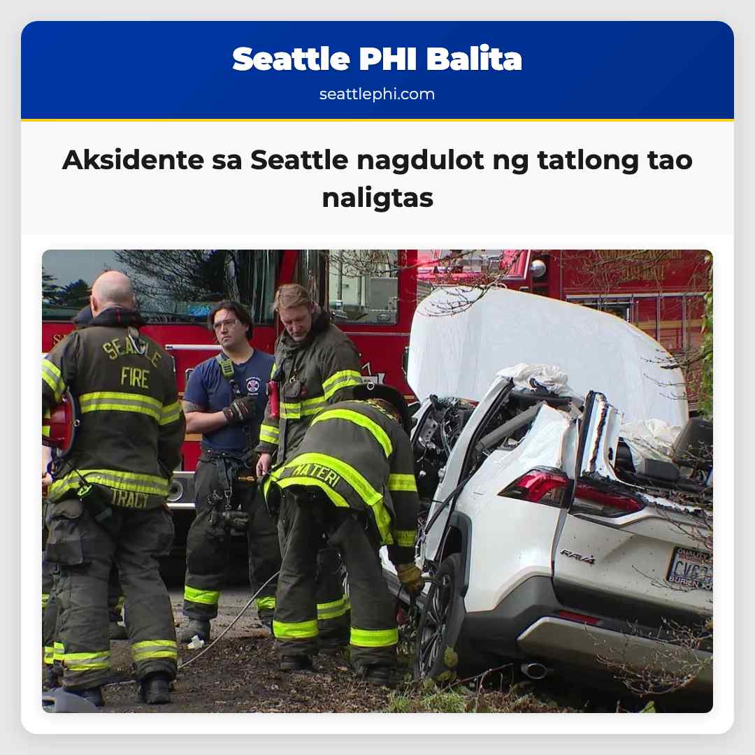 Aksidente sa Seattle nagdulot ng tatlong tao