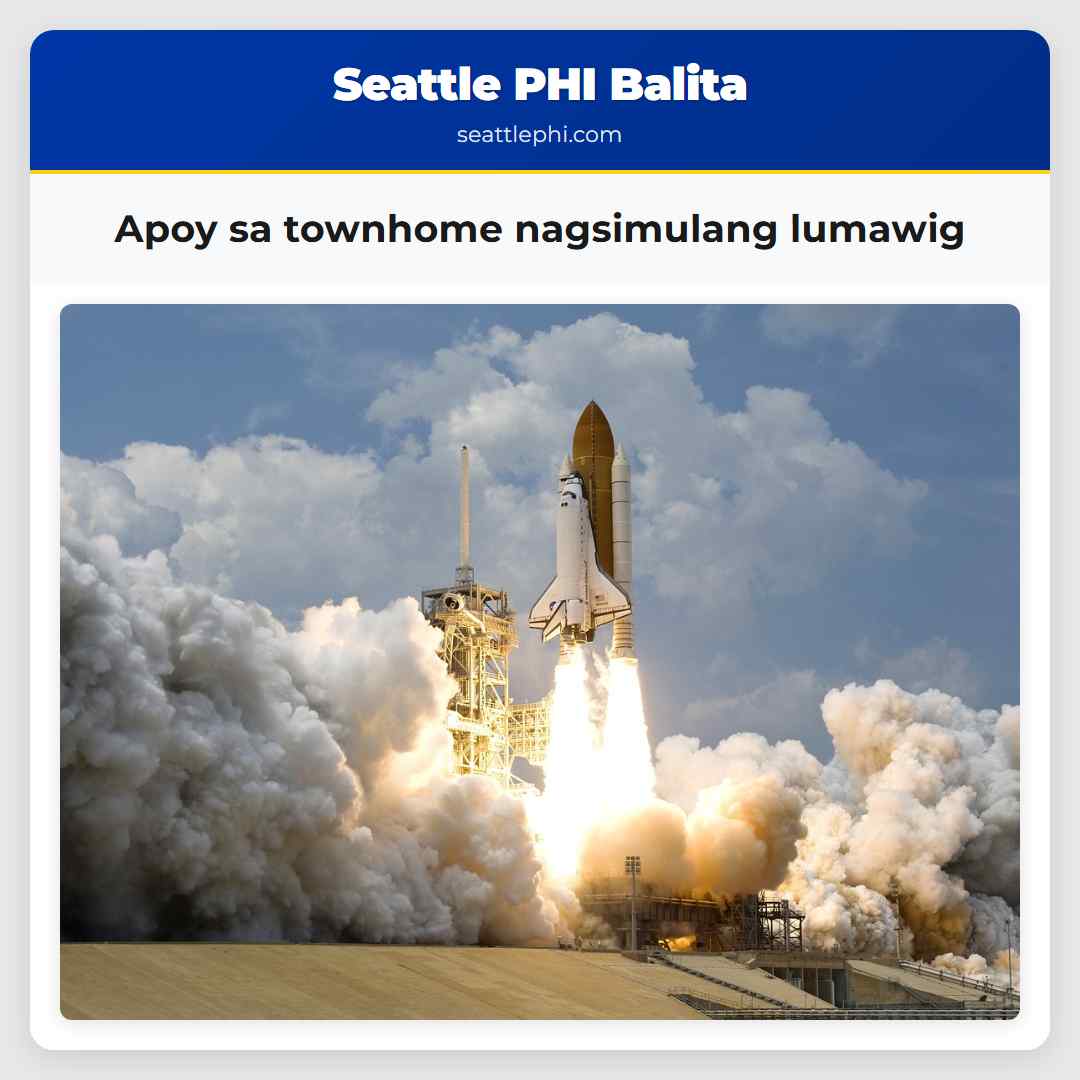 Apoy sa townhome nagsimulang lumawig