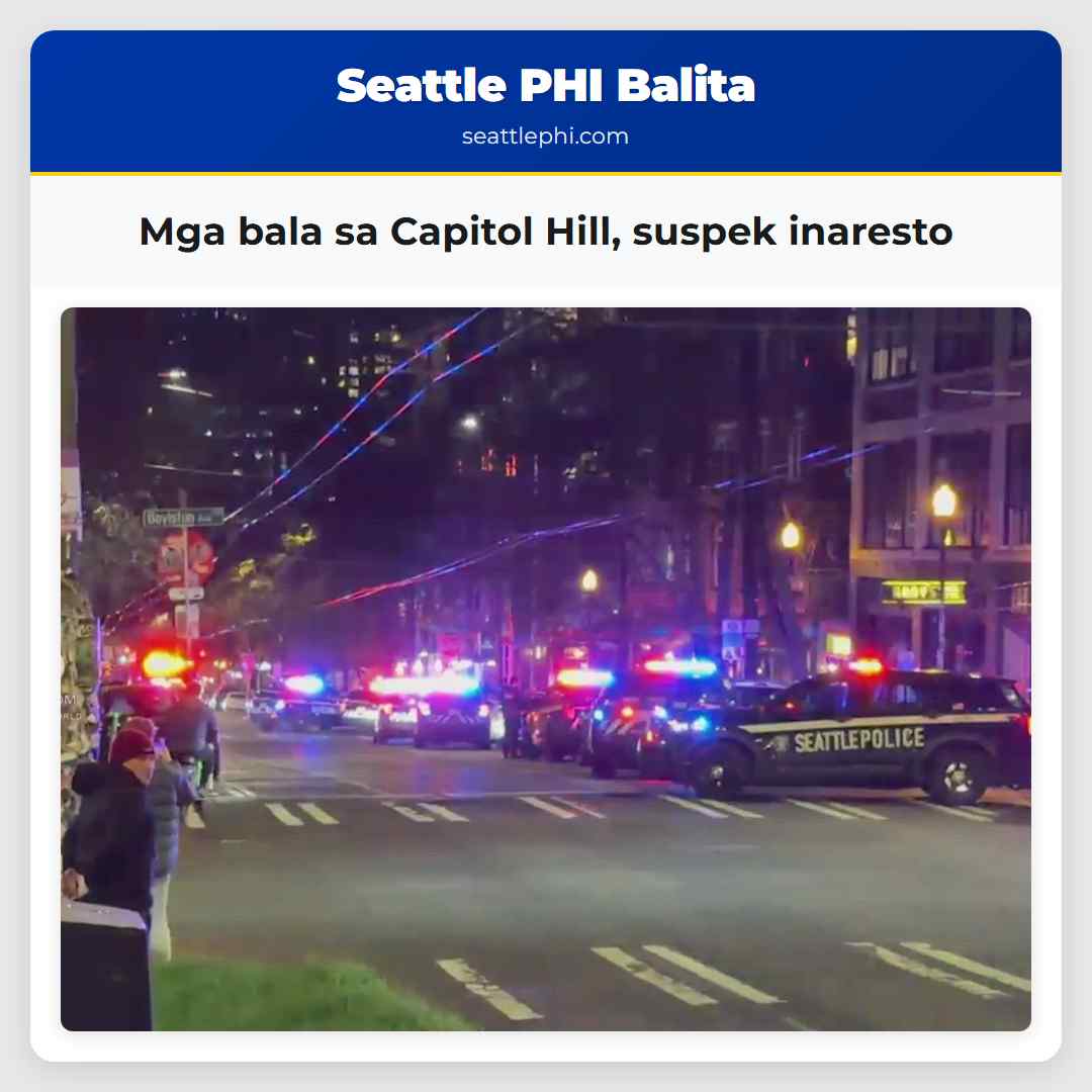 Mga bala sa Capitol Hill, suspek inaresto