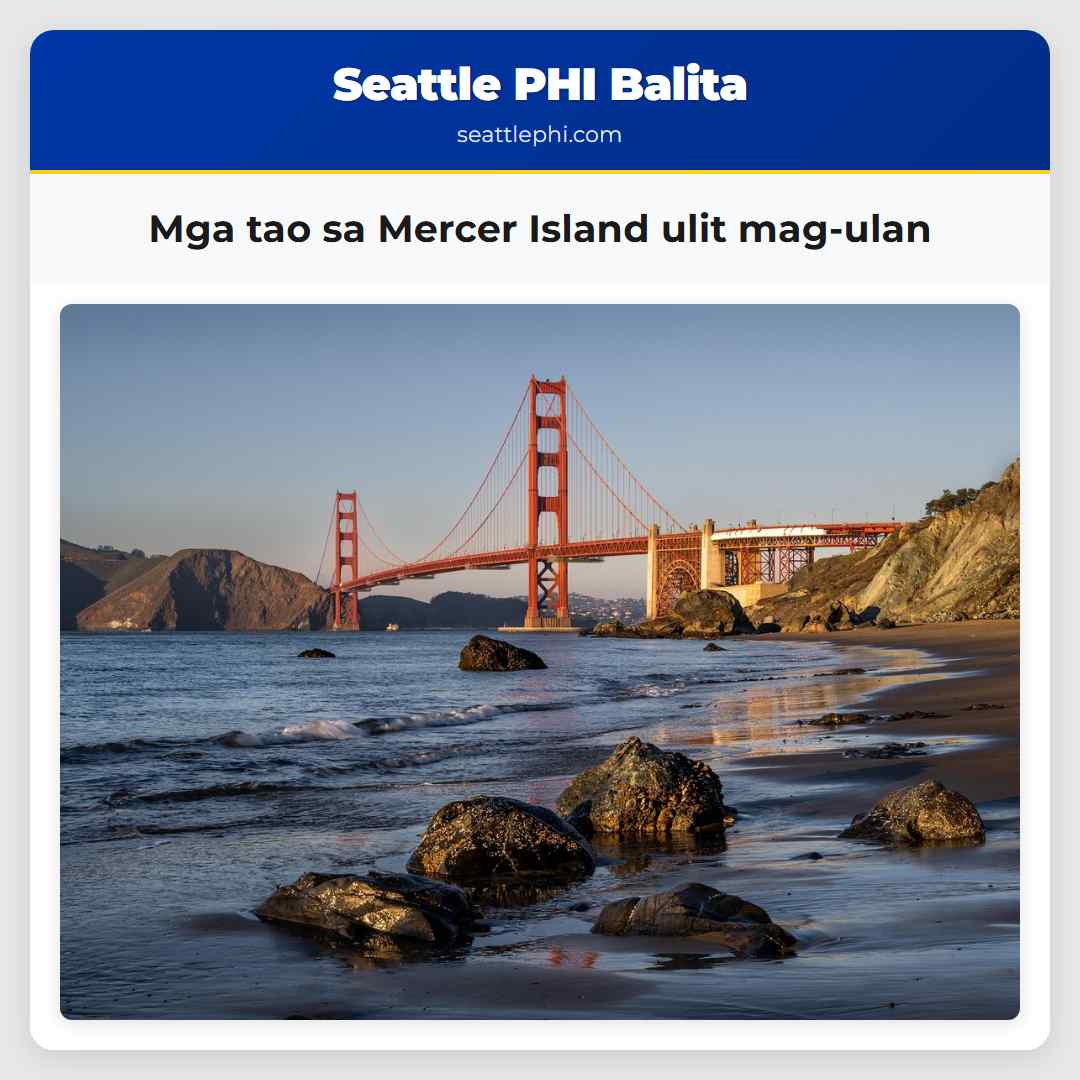 Mga tao sa Mercer Island ulit mag-ulan