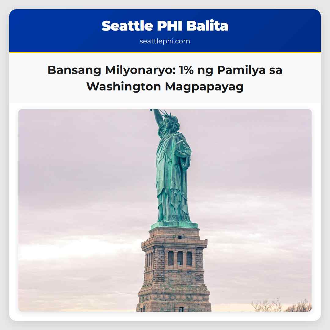 Bansang Milyonaryo: 1% ng Pamilya sa Washington