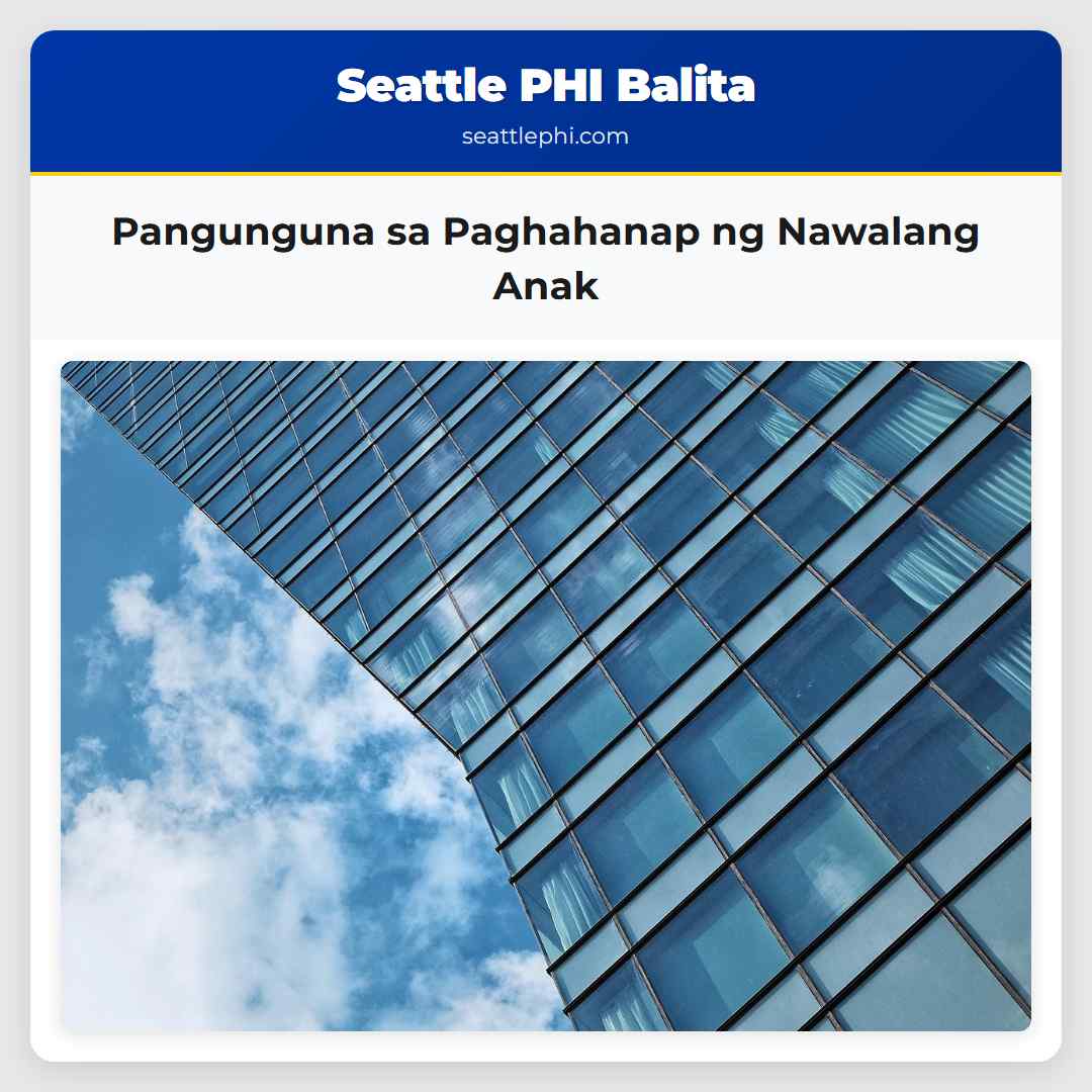 Pangunguna sa Paghahanap ng Nawalang Anak