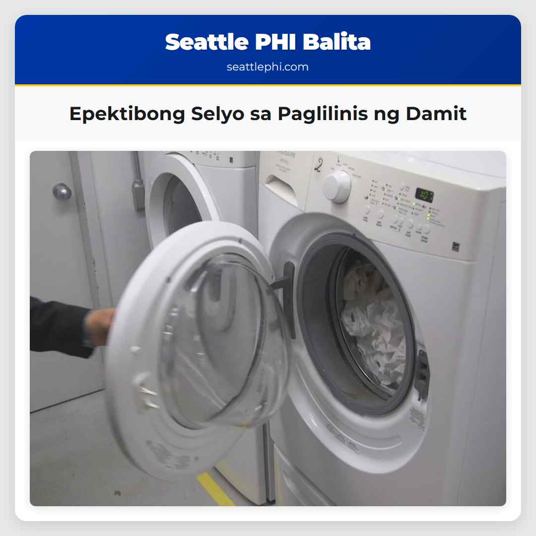 Epektibong Selyo sa Paglilinis ng Damit