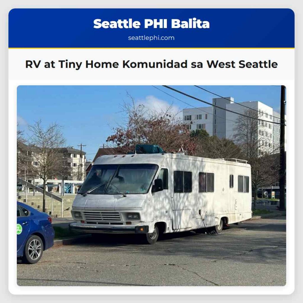 RV at Tiny Home Komunidad sa West Seattle