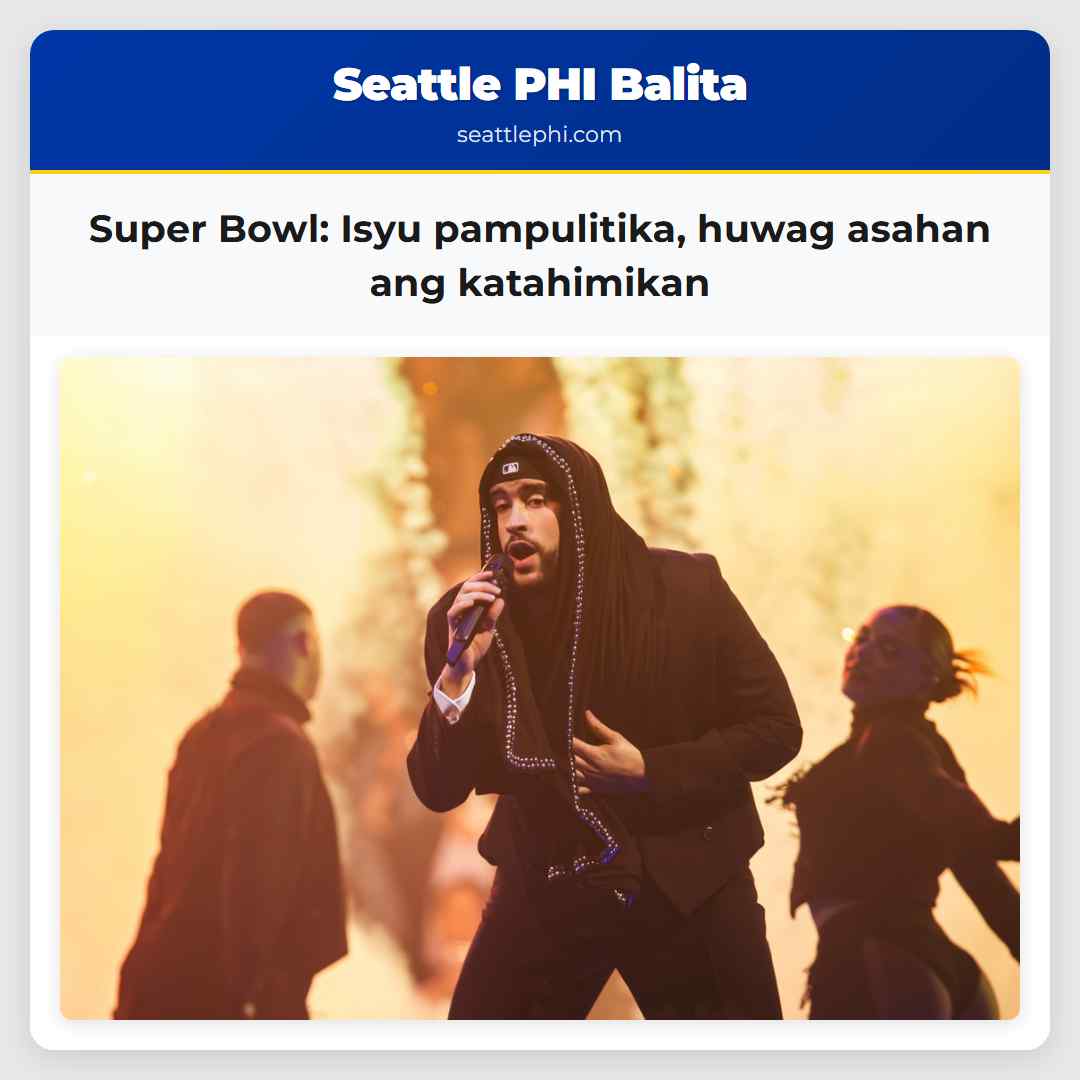 Super Bowl: Isyu pampulitika, huwag asahan ang