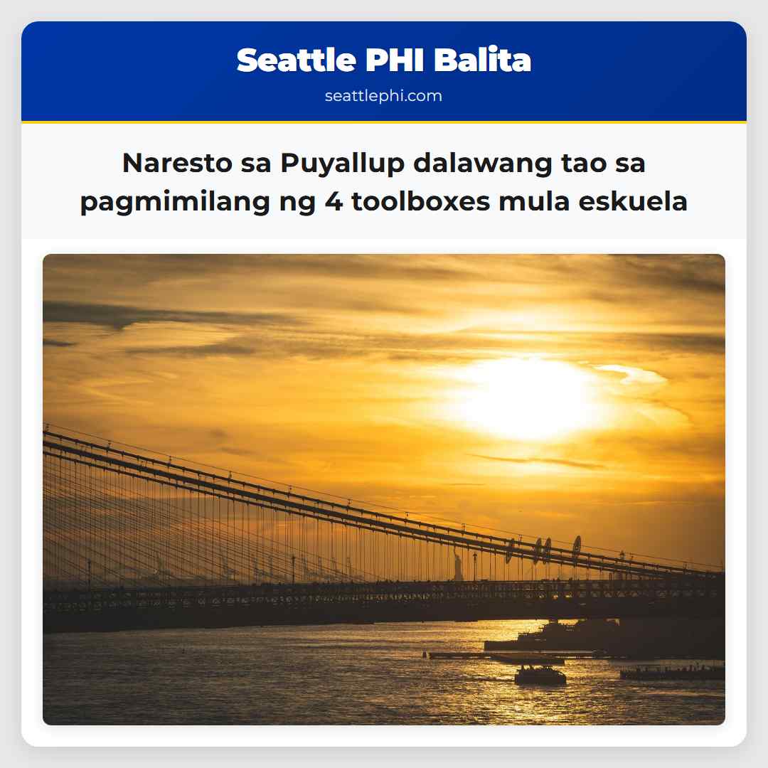 Naresto sa Puyallup dalawang tao sa pagmimilang