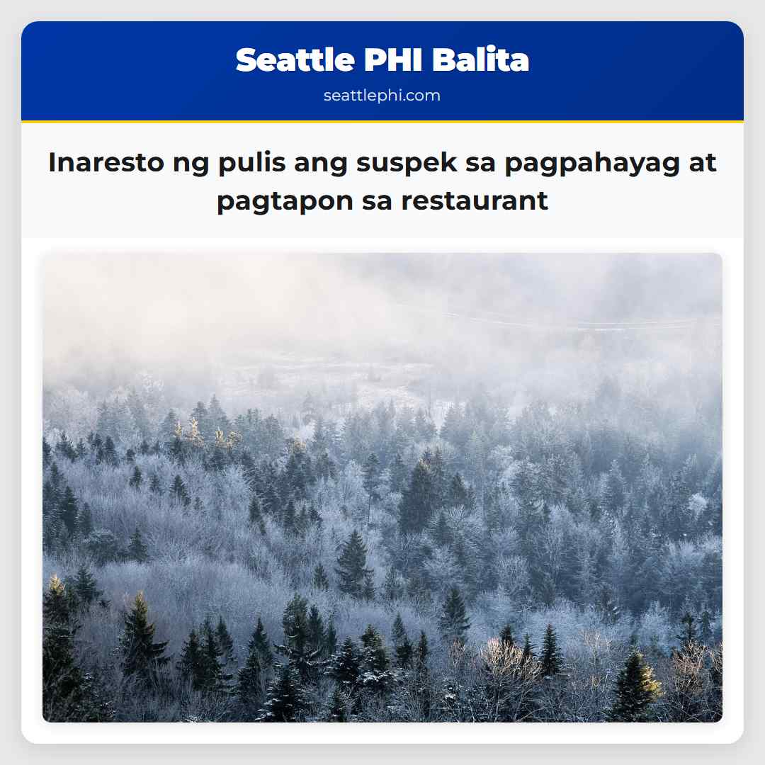 Inaresto ng pulis ang suspek sa pagpahayag at