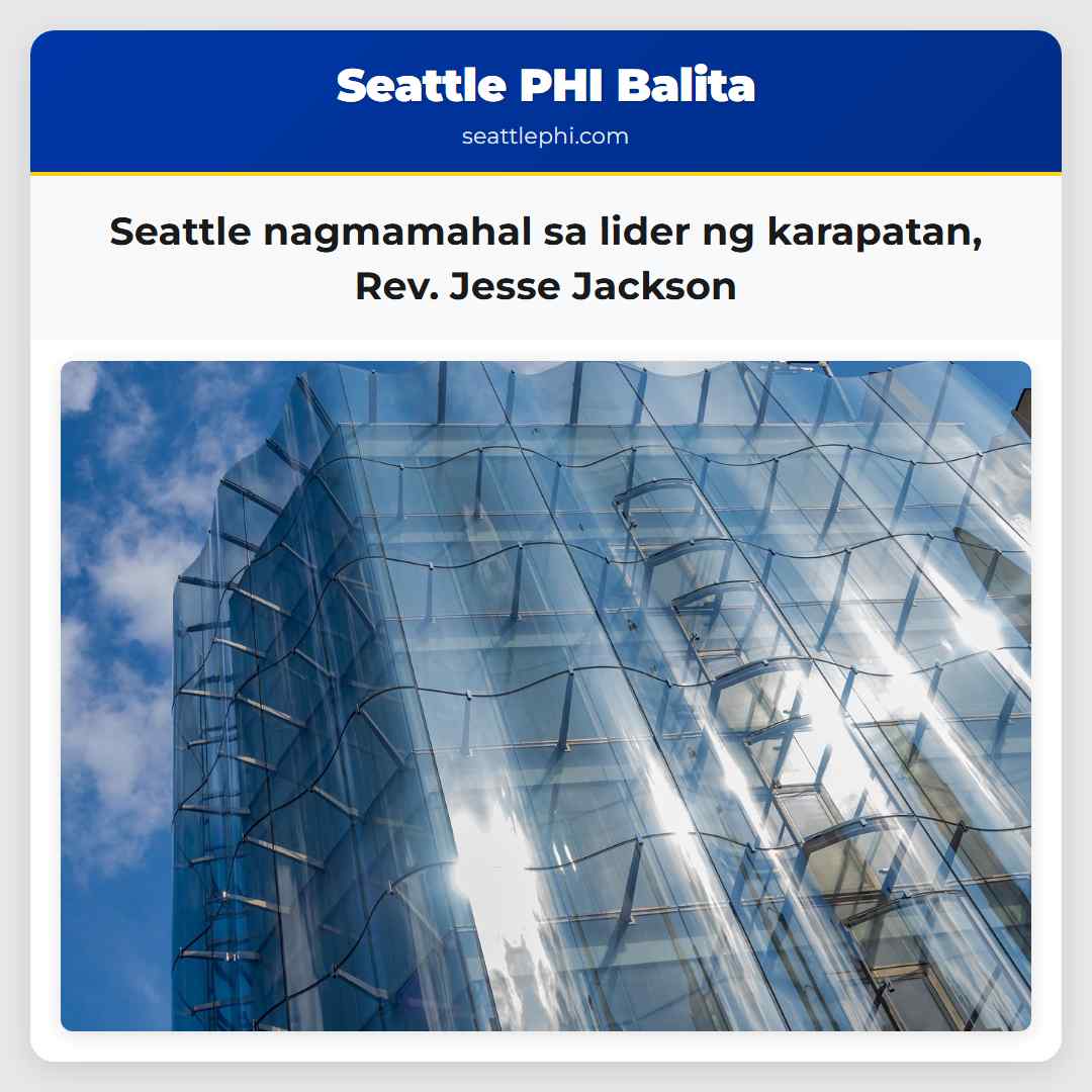 Seattle nagmamahal sa lider ng karapatan, Rev.