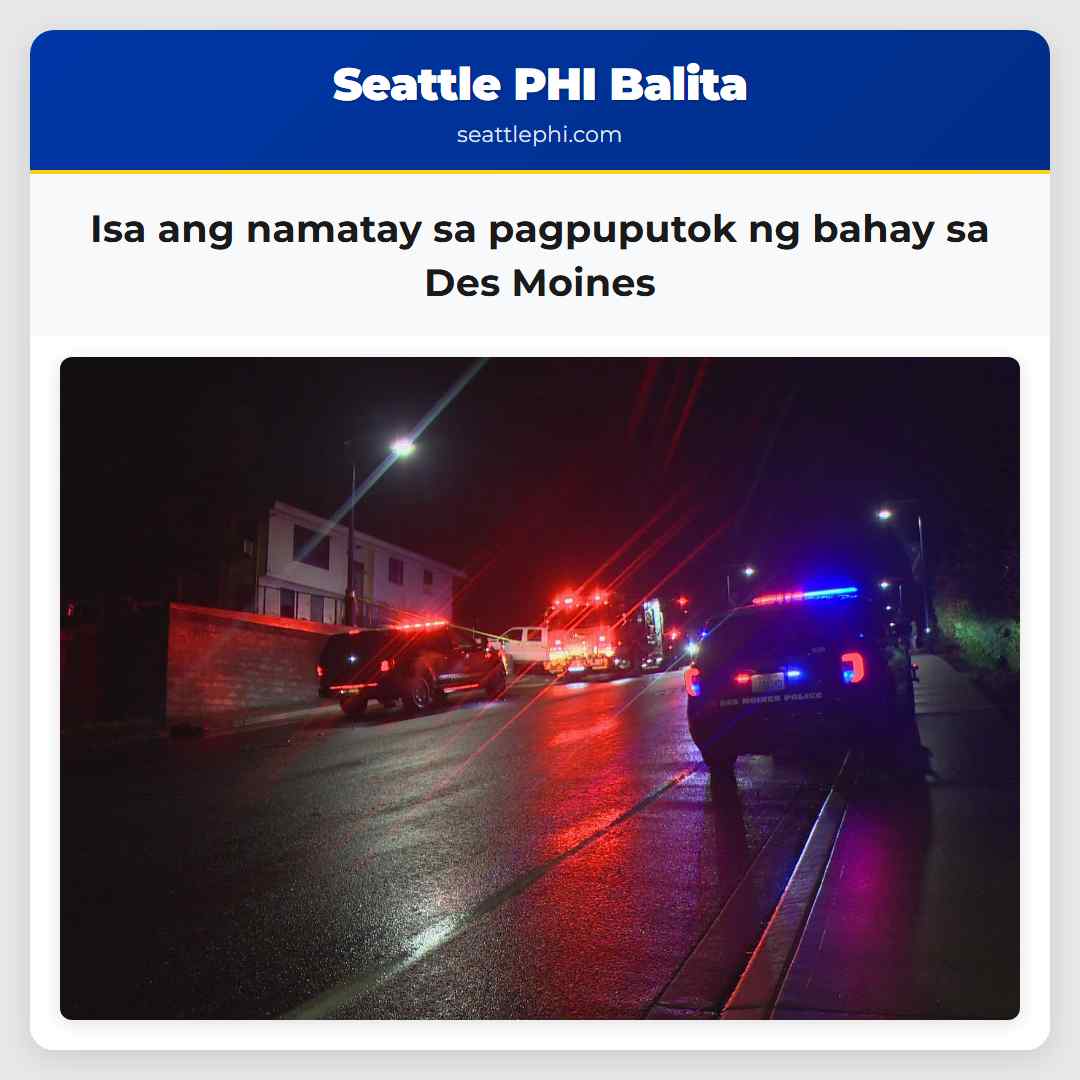 Isa ang namatay sa pagpuputok ng bahay sa Des