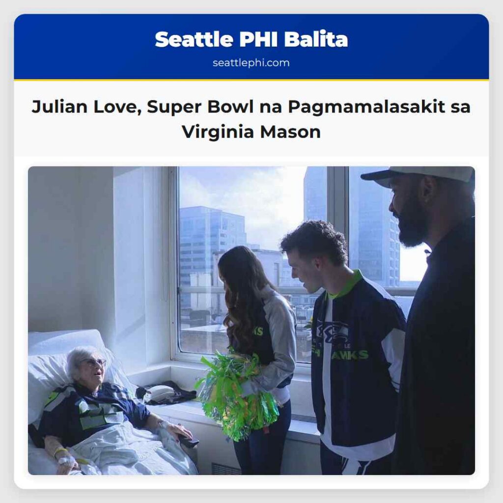 Julian Love, Super Bowl na Pagmamalasakit sa