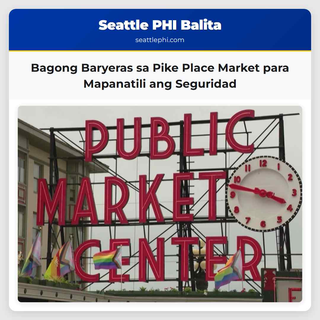 Bagong Baryeras sa Pike Place Market para