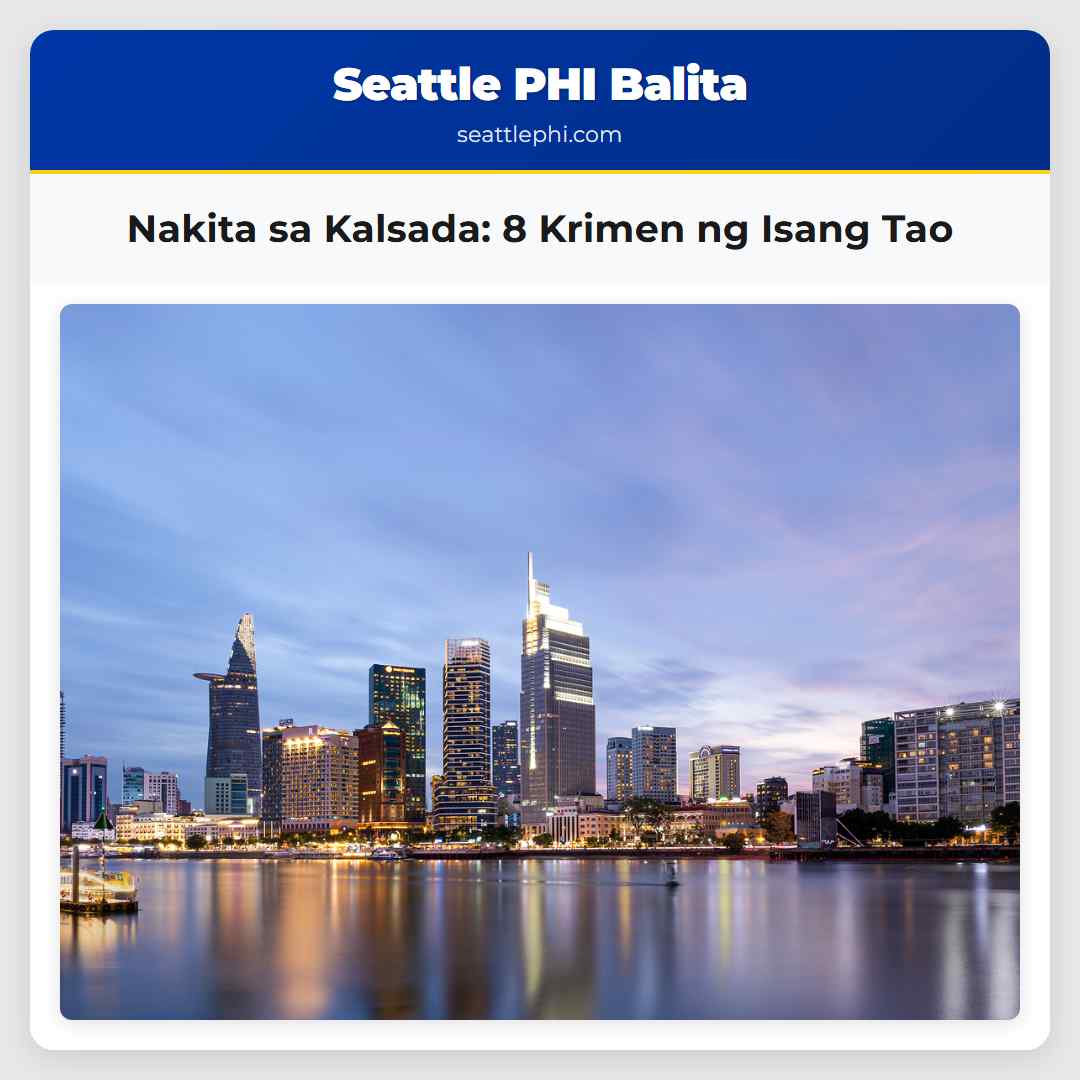 Nakita sa Kalsada: 8 Krimen ng Isang Tao