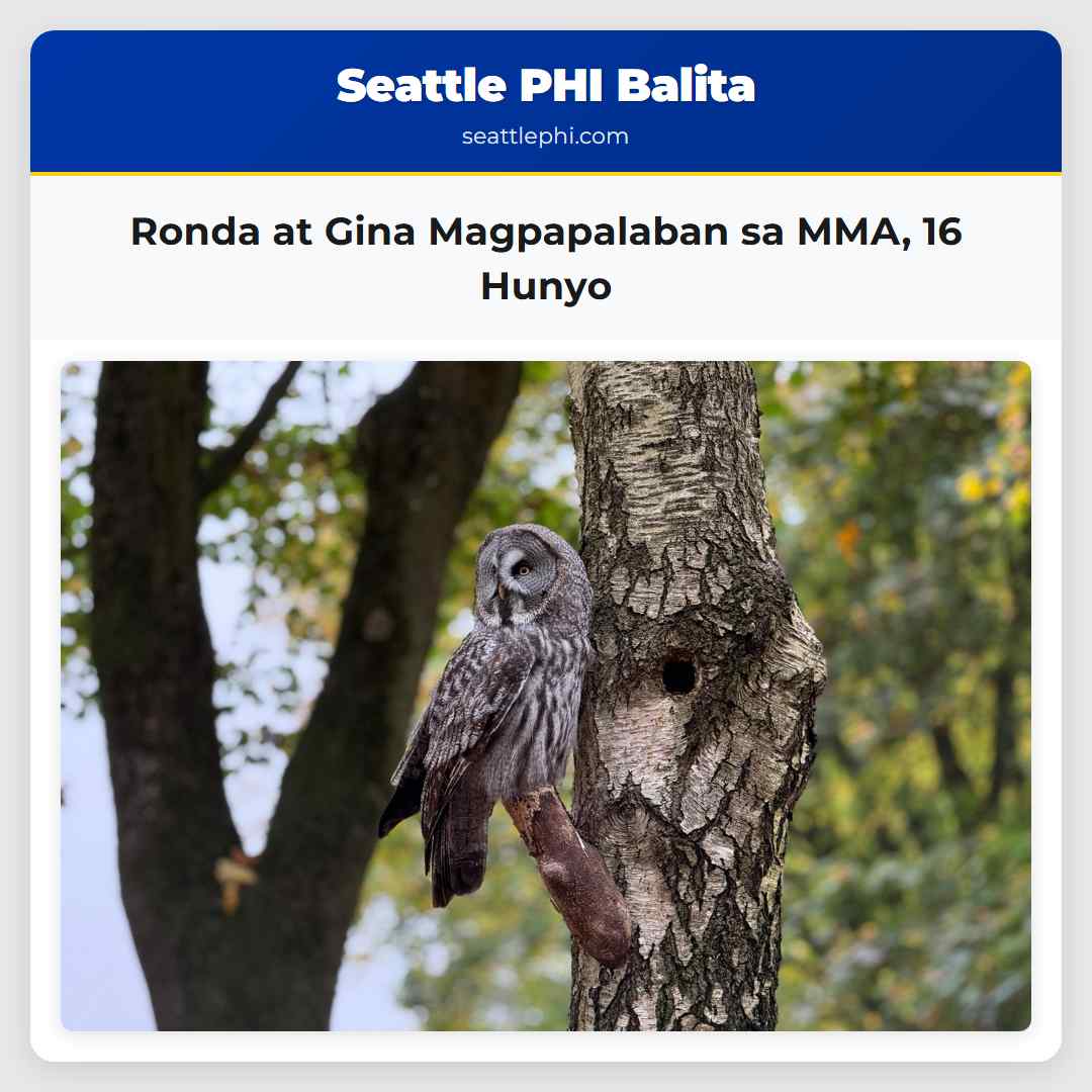 Ronda at Gina Magpapalaban sa MMA, 16 Hunyo