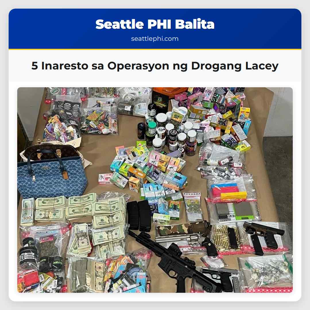 5 Inaresto sa Operasyon ng Drogang Lacey