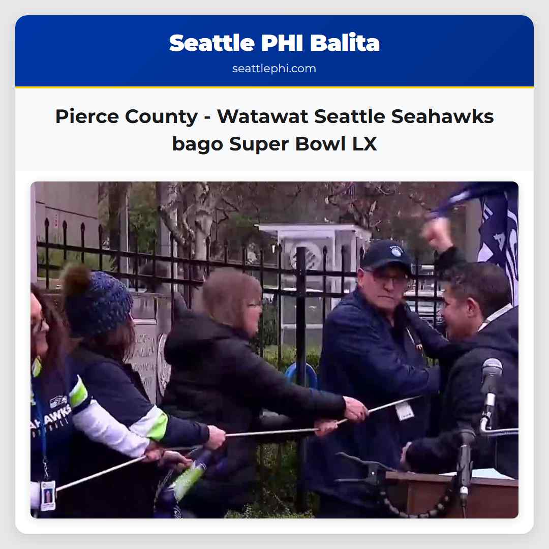 Pierce County - Watawat Seattle Seahawks bago