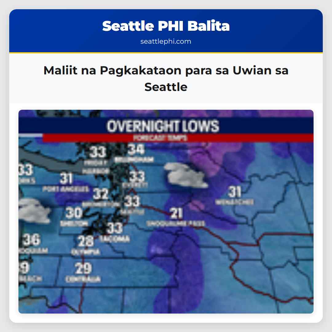 Maliit na Pagkakataon para sa Uwian sa Seattle