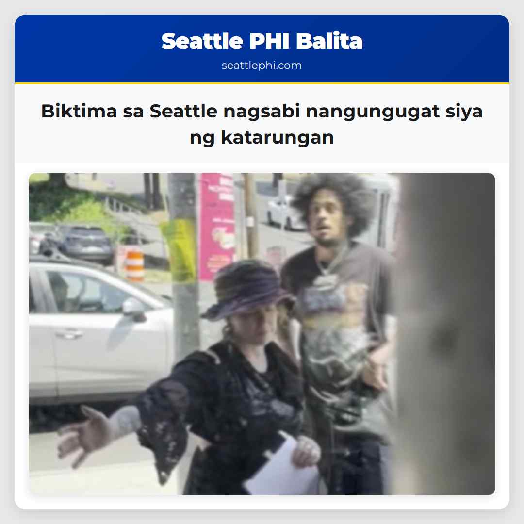 Biktima sa Seattle nagsabi nangungugat siya ng