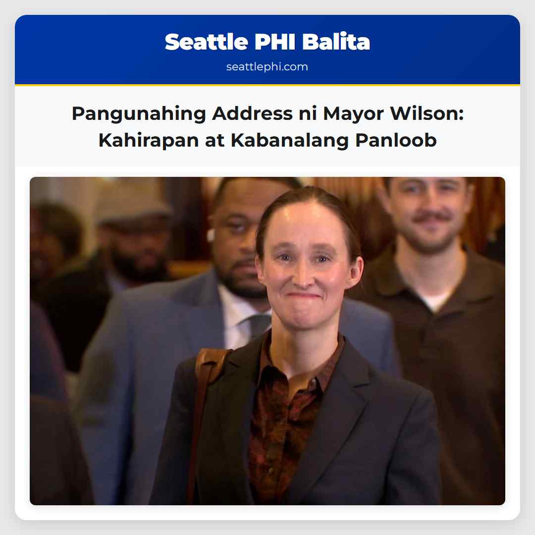 Pangunahing Address ni Mayor Wilson: Kahirapan at
