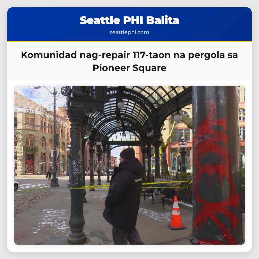 Komunidad nag-repair 117-taon na pergola sa