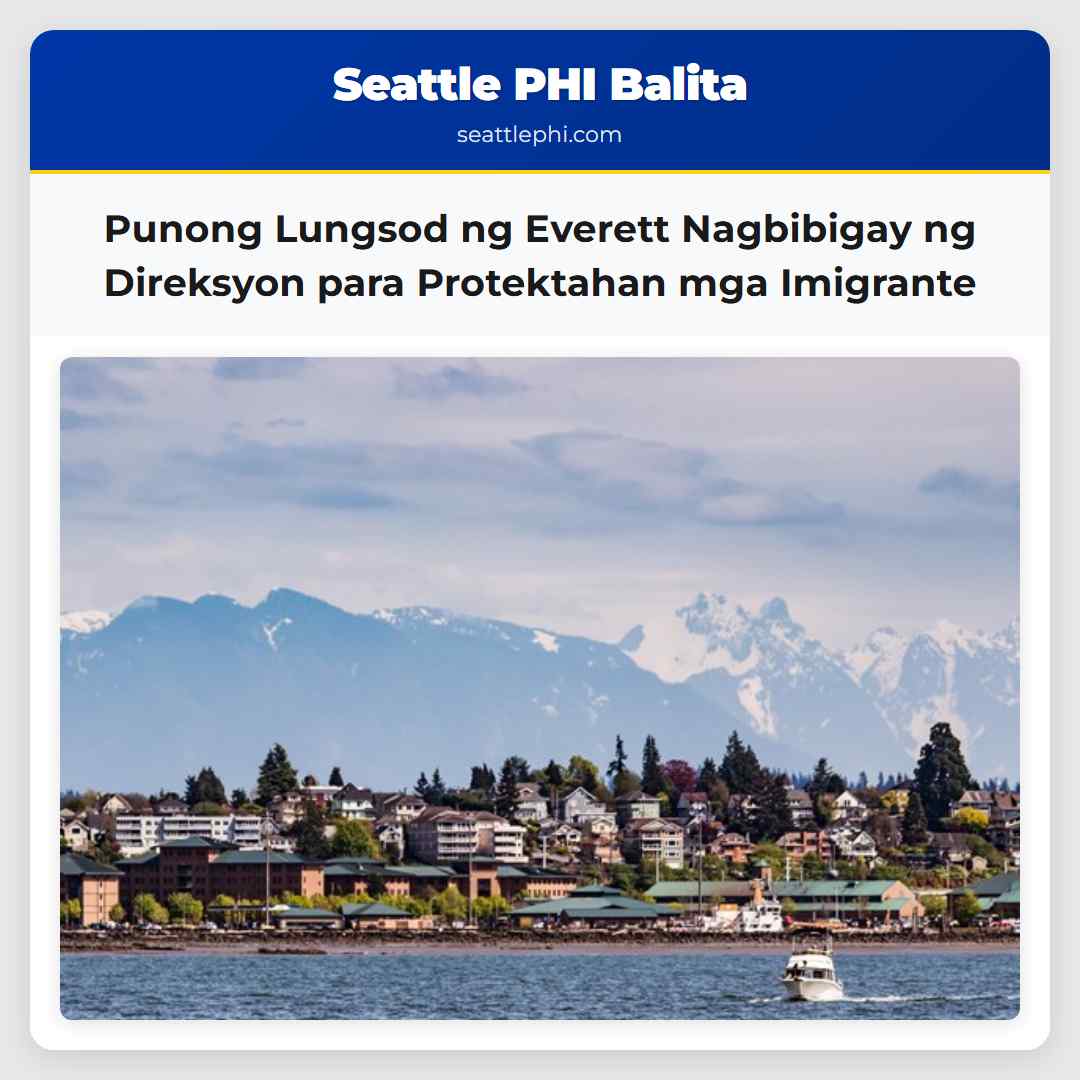 Punong Lungsod ng Everett Nagbibigay ng Direksyon