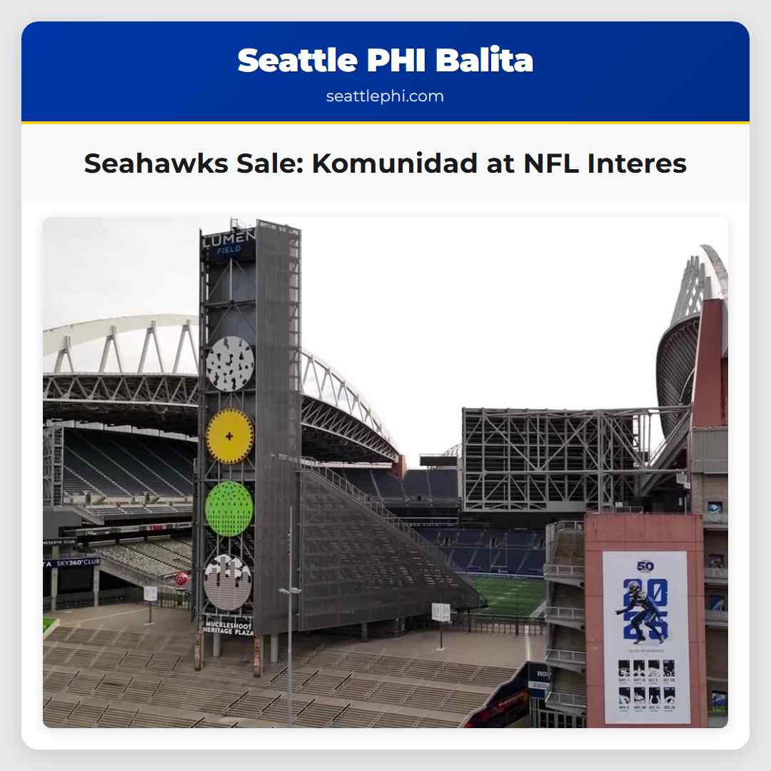 Seahawks Sale: Komunidad at NFL Interes