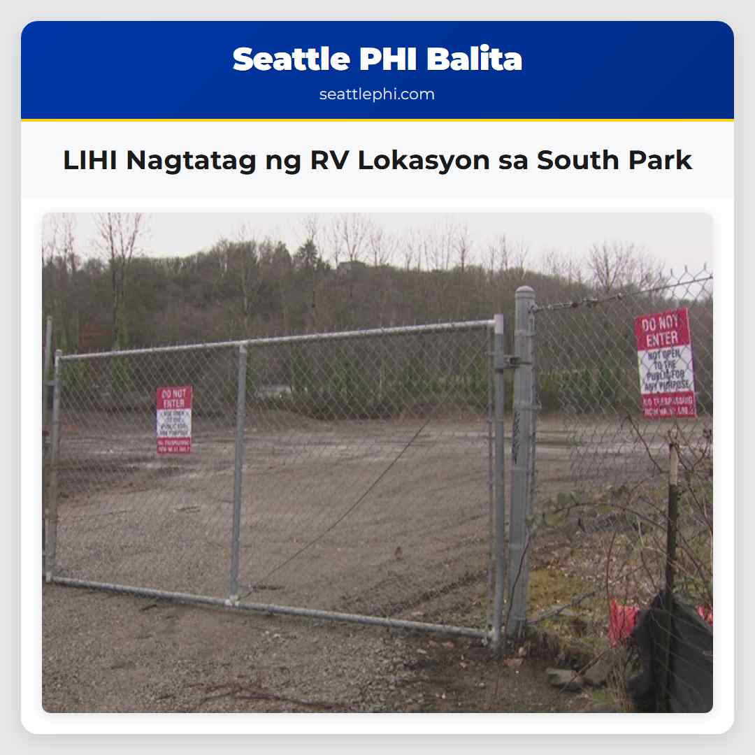 LIHI Nagtatag ng RV Lokasyon sa South Park