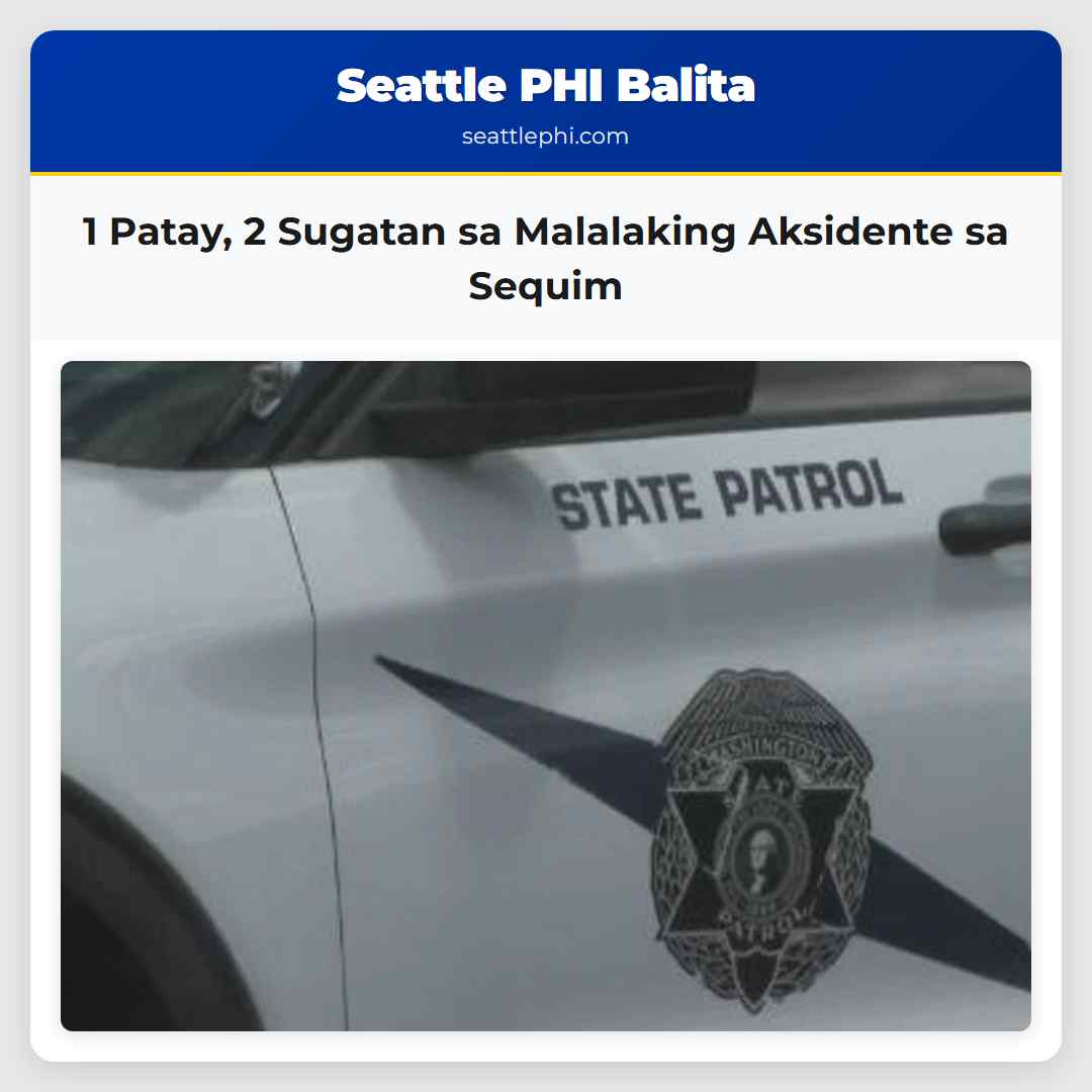 1 Patay, 2 Sugatan sa Malalaking Aksidente sa