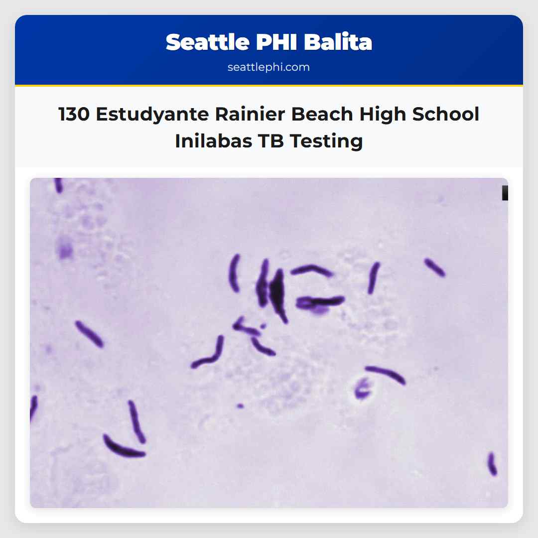 130 Estudyante Rainier Beach High School Inilabas