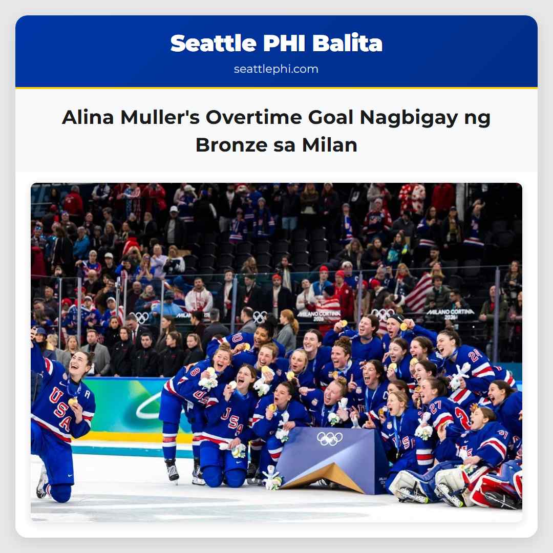 Alina Muller's Overtime Goal Nagbigay ng Bronze