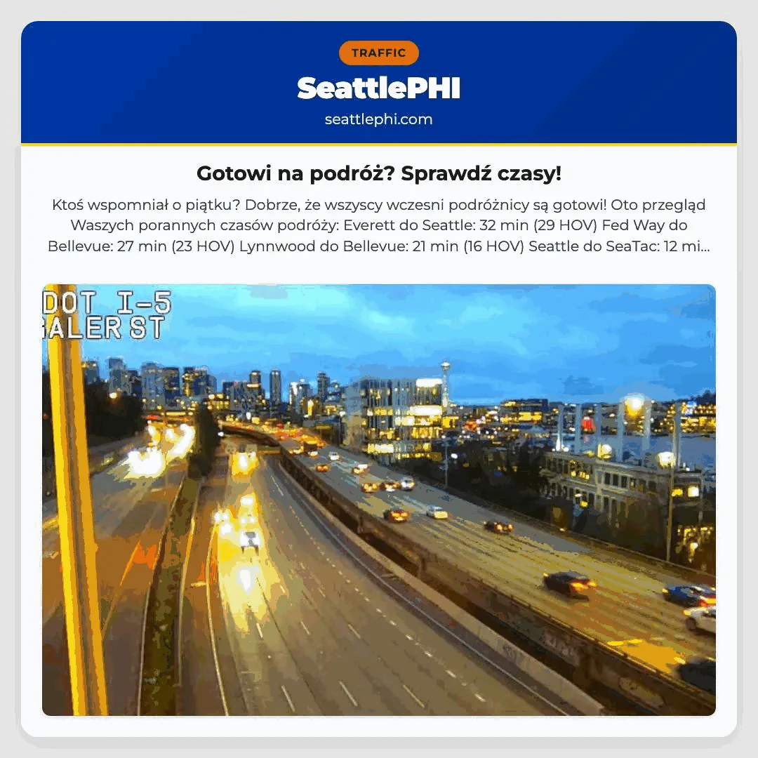 Gotowi na podróż? Sprawdź czasy!