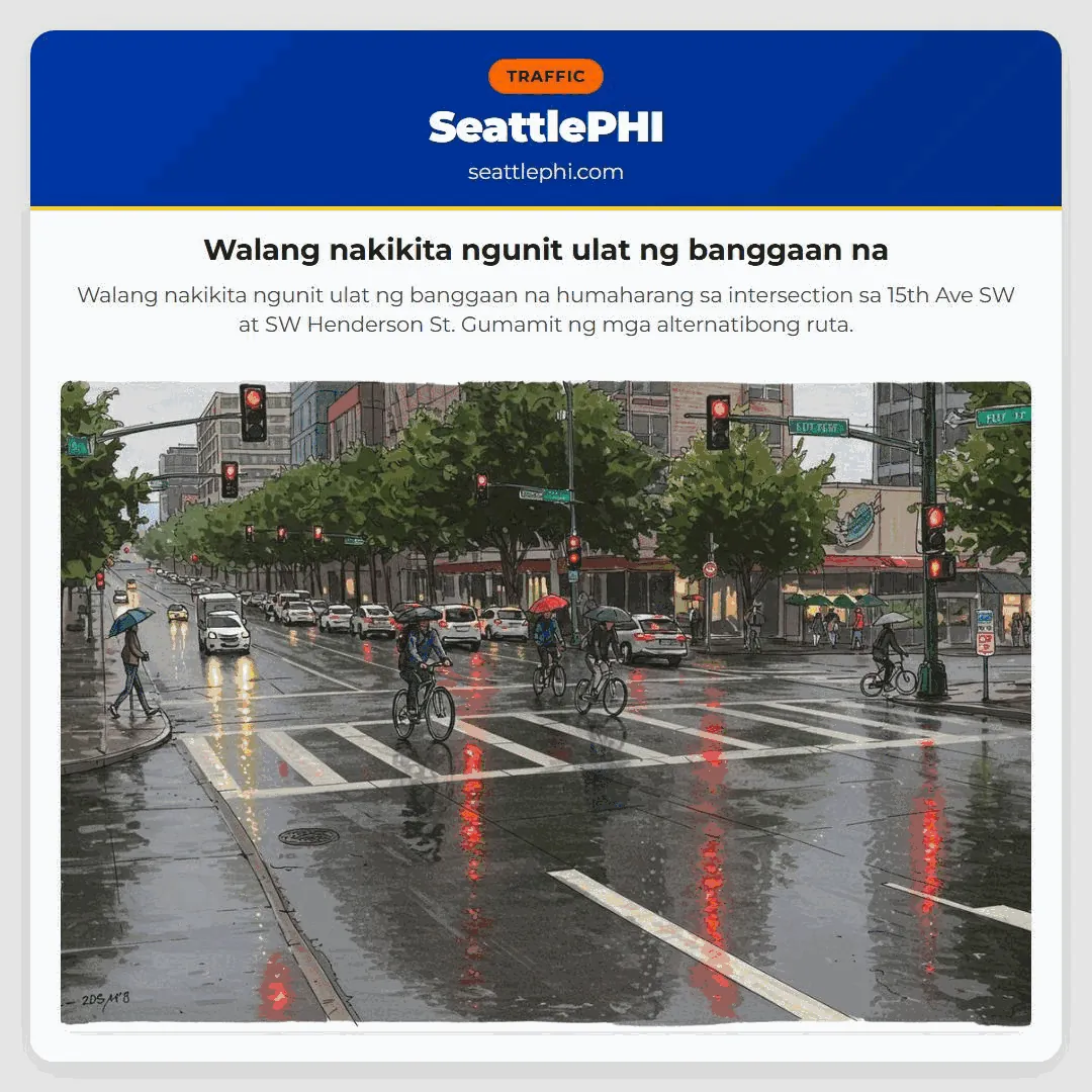 Walang nakikita ngunit ulat ng banggaan na