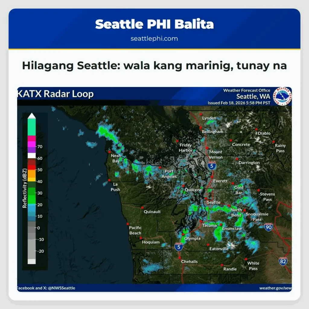 Hilagang Seattle: wala kang marinig, tunay na