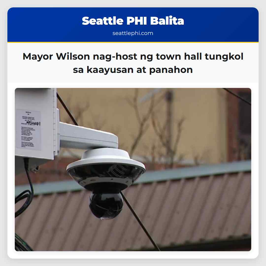Mayor Wilson nag-host ng town hall tungkol sa