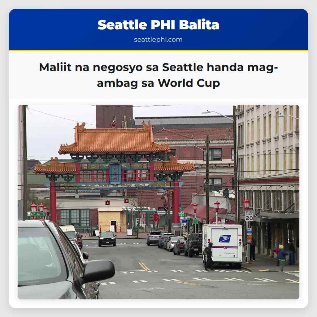 Maliit na negosyo sa Seattle handa mag-ambag sa