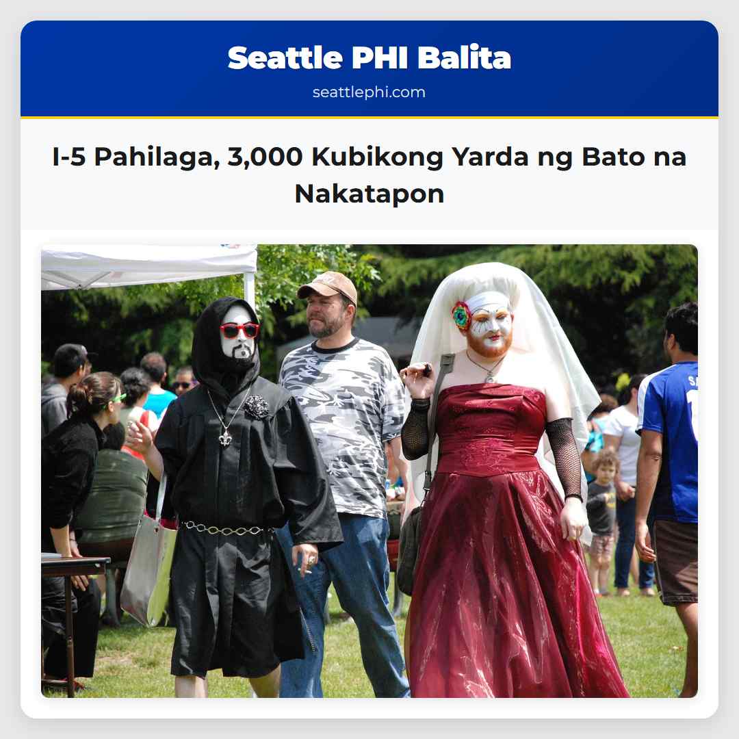 I-5 Pahilaga, 3,000 Kubikong Yarda ng Bato na