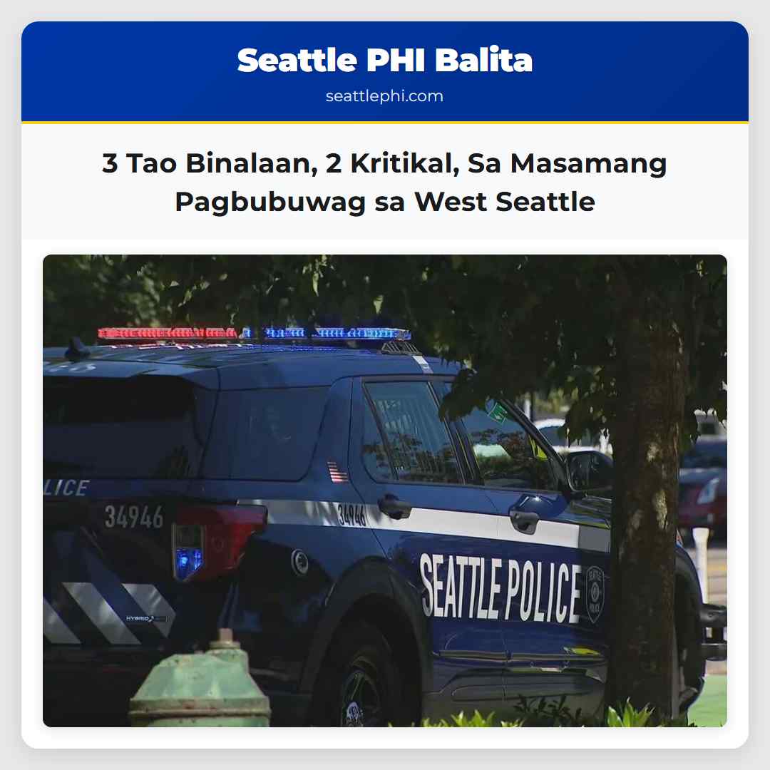 3 Tao Binalaan, 2 Kritikal, Sa Masamang