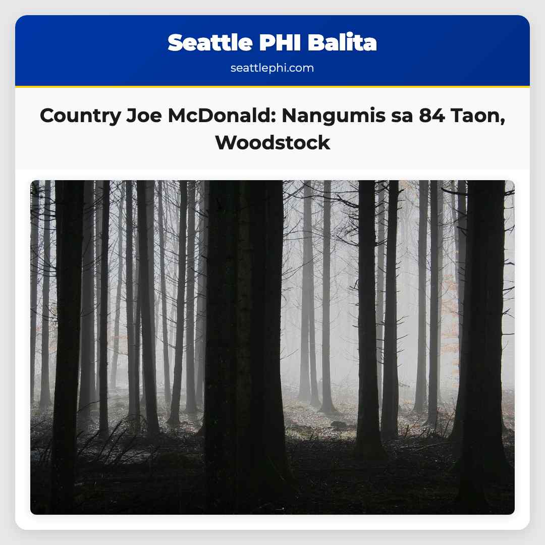 Country Joe McDonald: Nangumis sa 84 Taon,