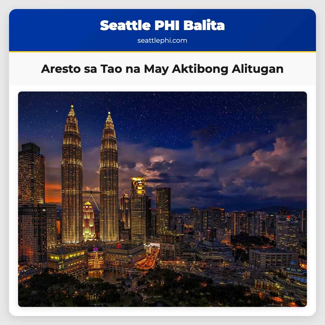 Aresto sa Tao na May Aktibong Alitugan