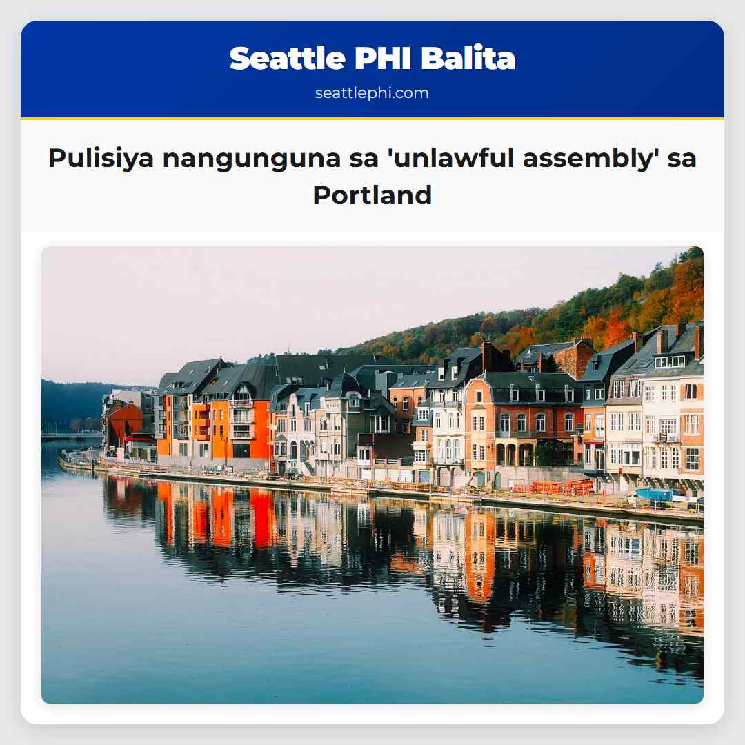 Pulisiya nangunguna sa 'unlawful assembly' sa