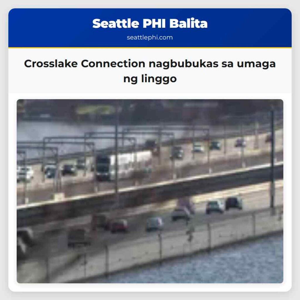 Crosslake Connection nagbubukas sa umaga ng linggo