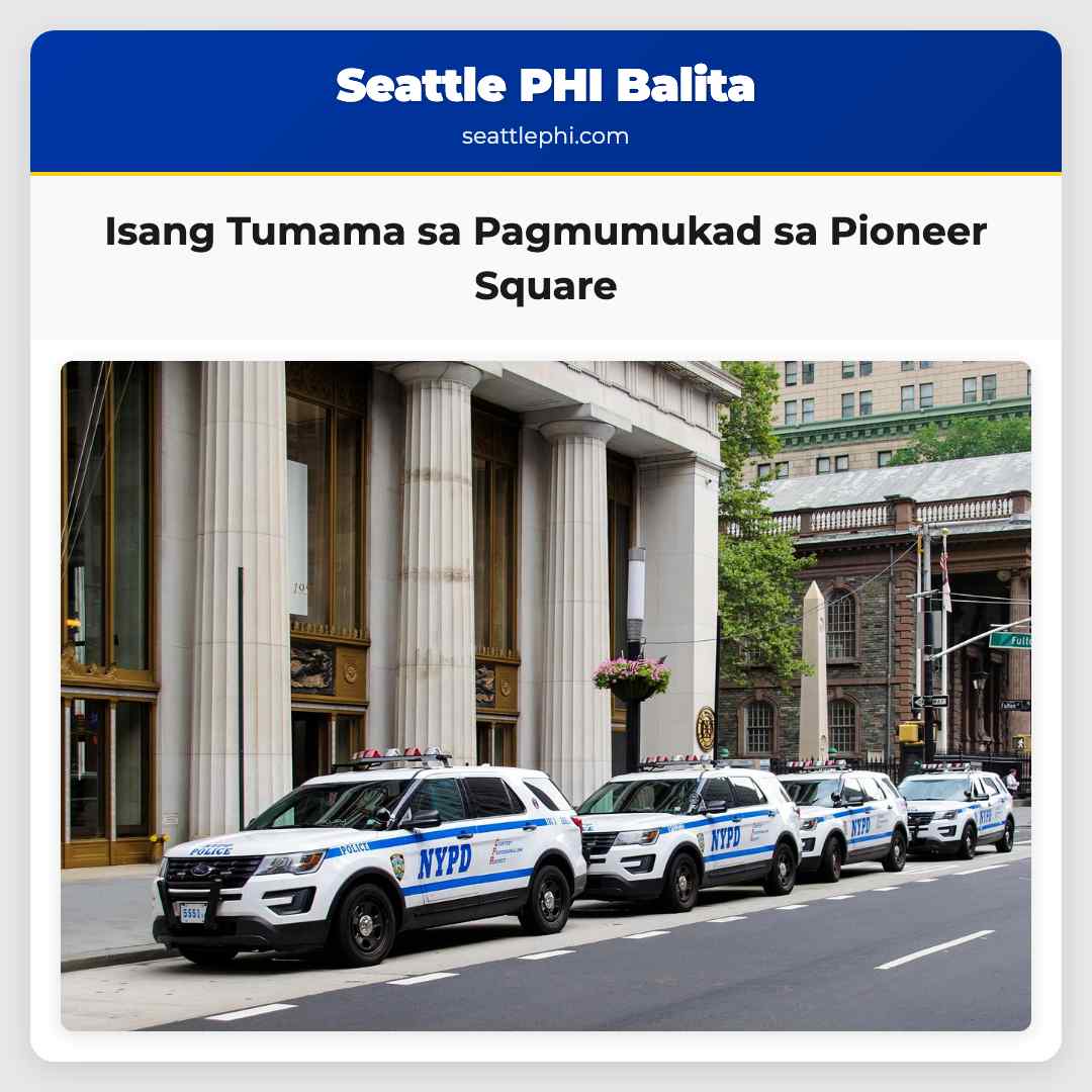 Isang Tumama sa Pagmumukad sa Pioneer Square