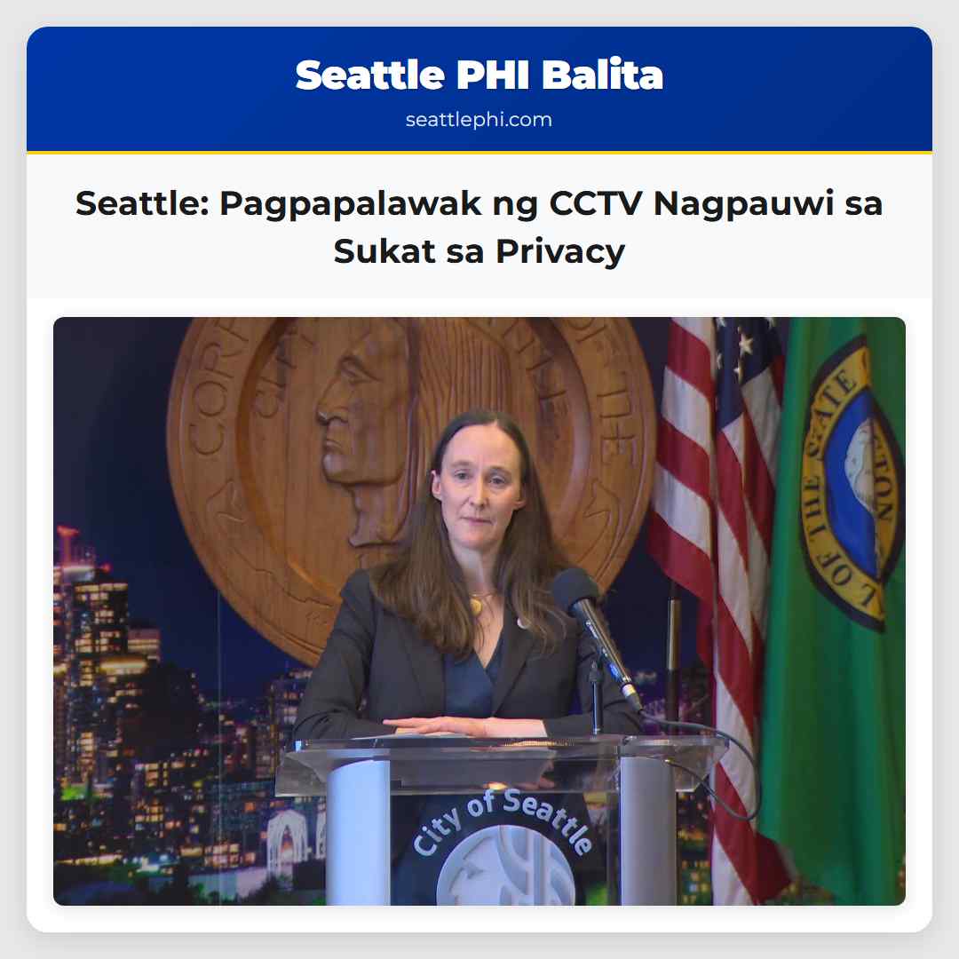 Seattle: Pagpapalawak ng CCTV Nagpauwi sa Sukat