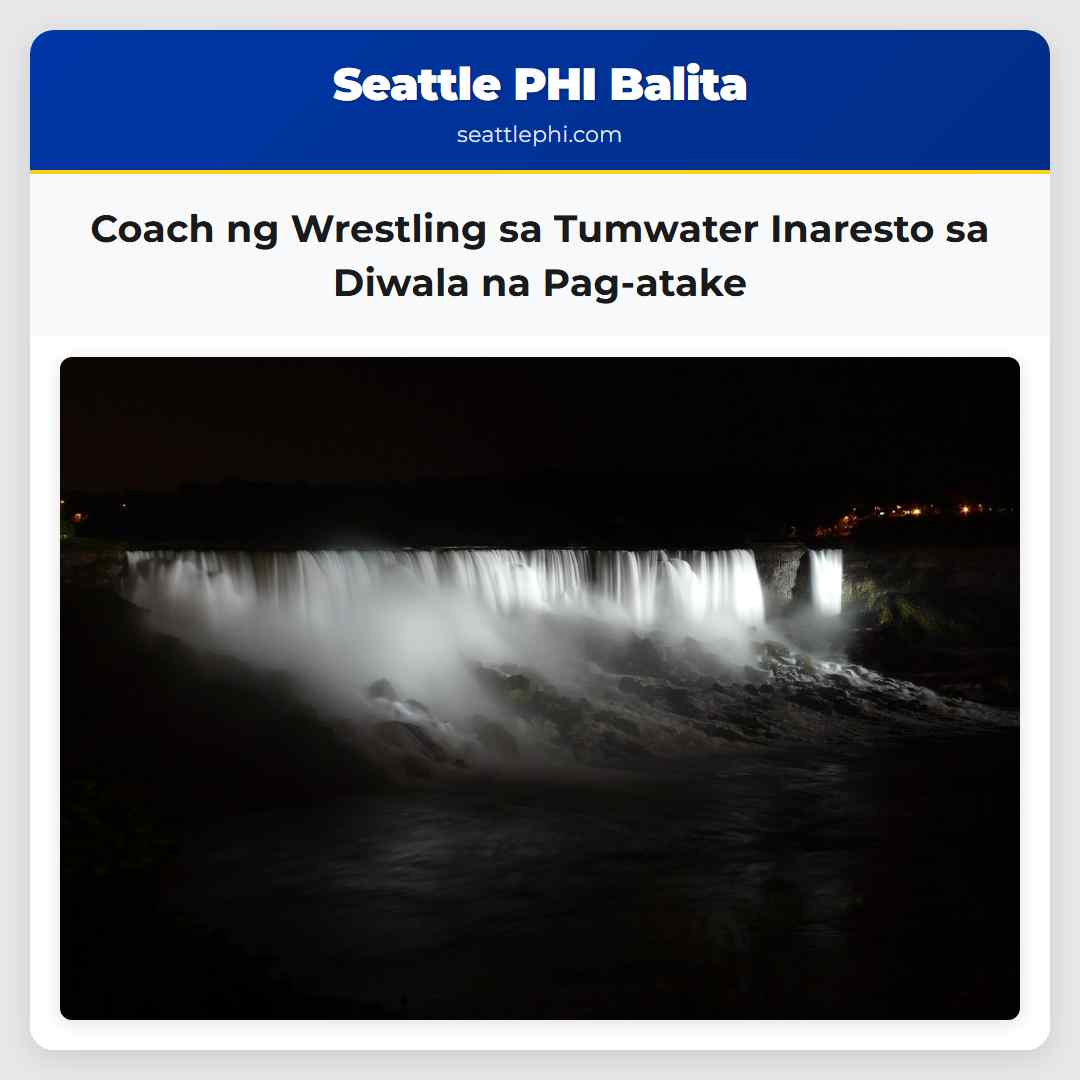 Inaresto ang coach ng wrestling na nagbibigay ng libre sa Tumwater dahil sa diwala na komunikasyon at pag-atake