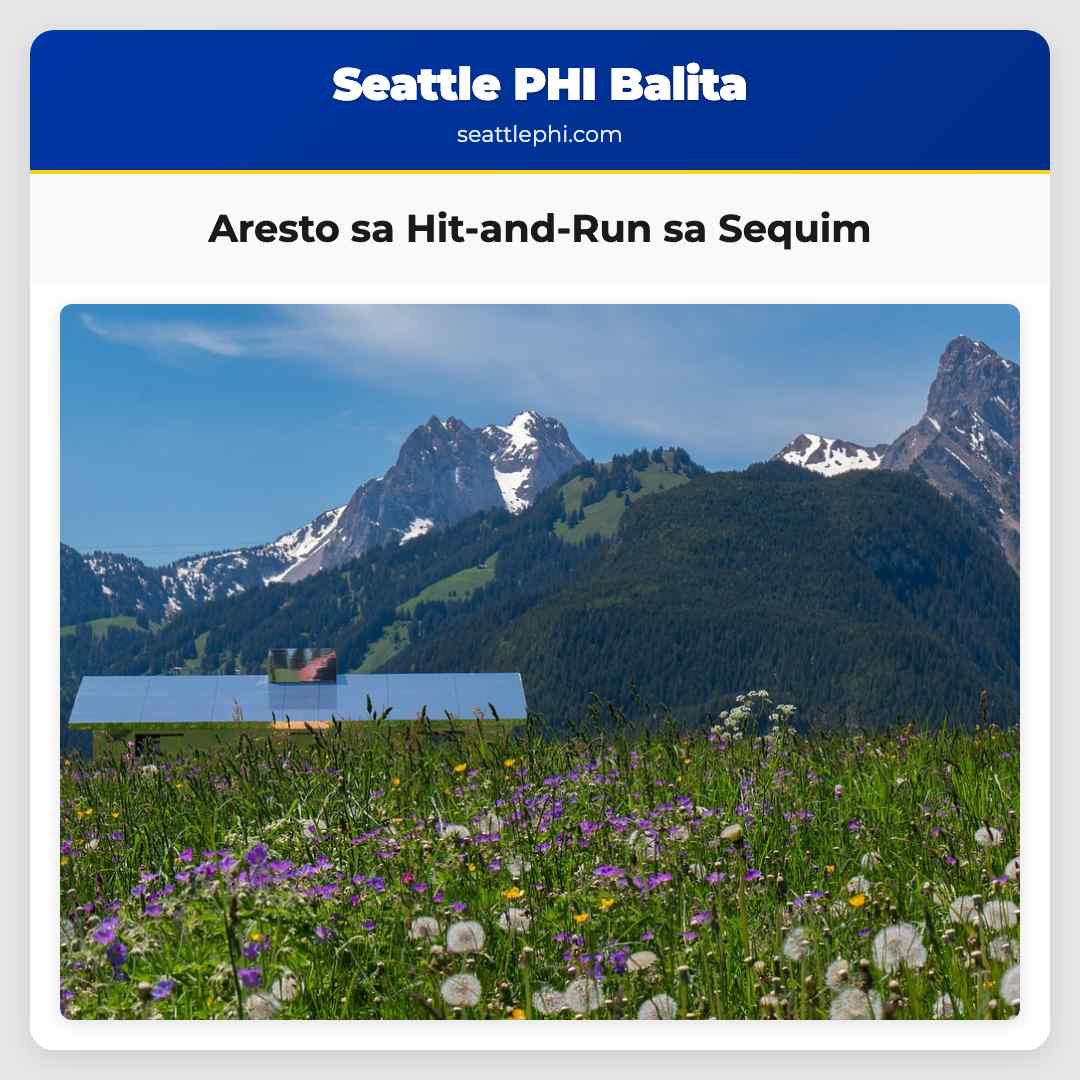 Aresto sa Hit-and-Run sa Sequim