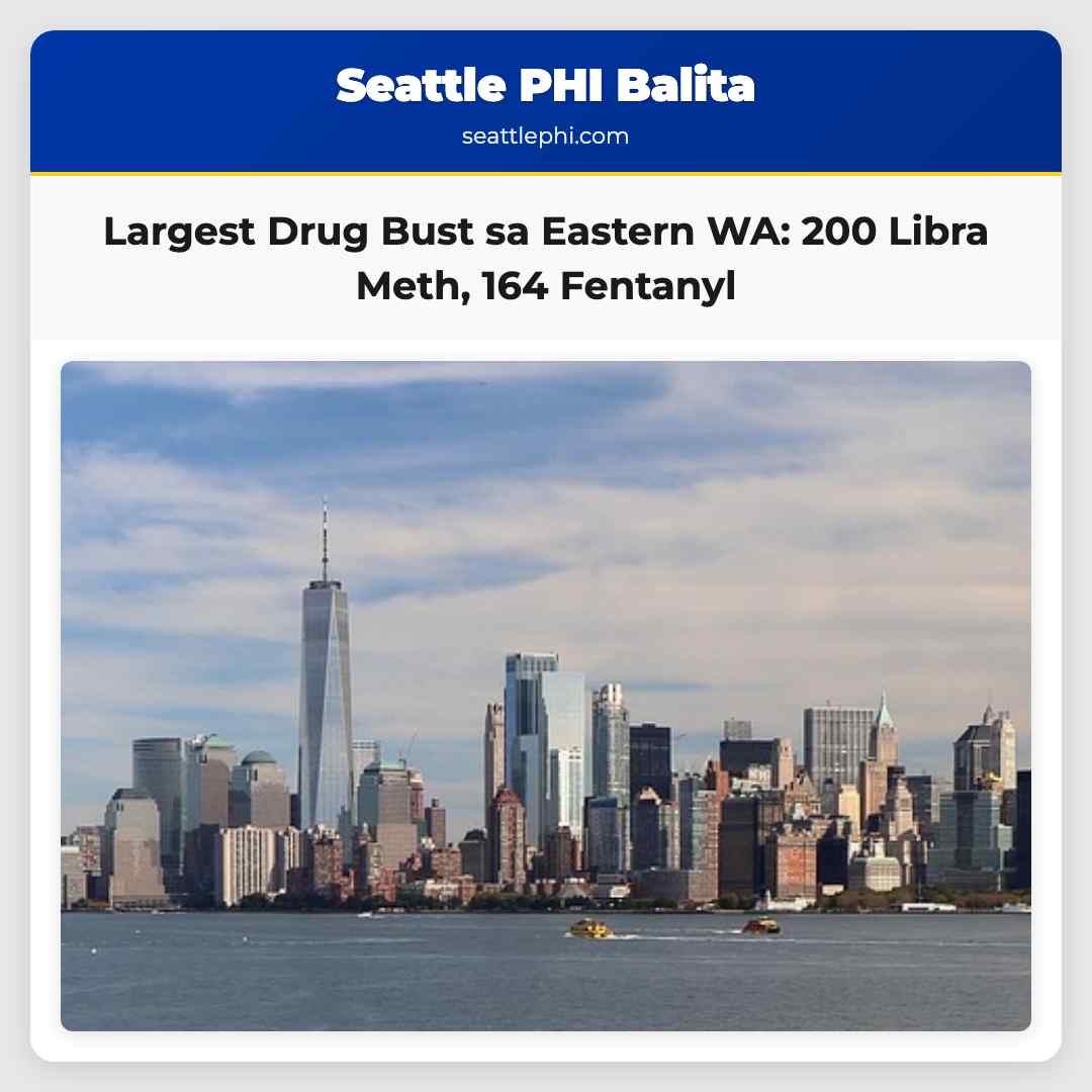 Largest Drug Seizure sa Eastern WA 200 Libra Meth 164 Libra Fentanyl $2M Cash